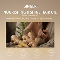 Minyak Pertumbuhan Rambut Jahe Murni Perawatan Menutrisi Kulit Kepala Aromaterapi Perawatan Rambut 100ml Kemasan Grosir