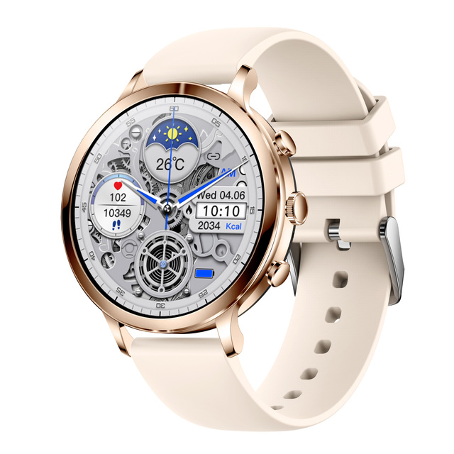 2026 V61 Smart Watch 1.39inch Round Screen Heart Rate Blood Pressure BT Calling Fashion Reloj Smartwatch for Women Lady