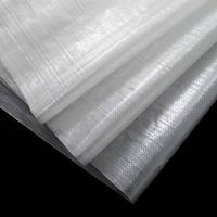 Sacs transparents en polypropylène laminé, sacs tissés en PP, feuilles de tissu pour l'emballage des chaussures et des vêtements