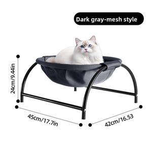 Cama para gatos de tela líder en el mercado, acogedora, transpirable, ecológica y lavable, cama portátil para el hogar para gatos - Product Image 4