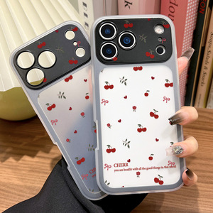 Funda Protectora para iPhone 17 Pro Max, Diseño de Cereza, Dos en Uno, Suave, Protección Completa Anticaídas - Product Image 2