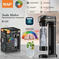 Machine à soda RAF 1L, carbonatation en un clic, manuelle, forte production de bulles, sans électricité, pour boissons maison R.137