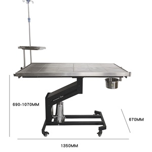 Meilleur prix pour la table d'opération vétérinaire DMVT01 en acier inoxydable, nouvelle conception, table de chirurgie animale pour hôpital et clinique vétérinaire - Product Image 2