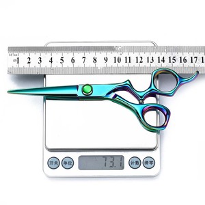 Hairdressing Scissors Set 6 Inch Emerald Green Flat Shears Thinning Shears Professional Hair Styling Tools Stainless Steel - Product Image 4