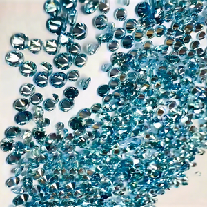 Single Cut Fancy Blue Lab Grown Brilliant <b>Diamond</b> 2.90-3.00mm VVS2-VVS1 Clarity Loose Stone for <b>Watch</b> Decoration Maharashtra - Product Image 1