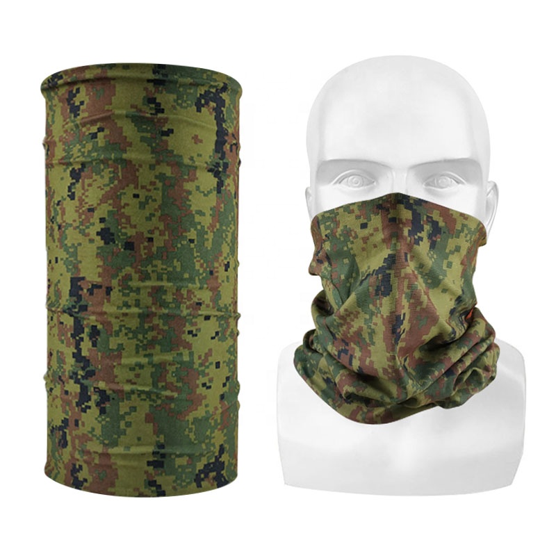 Полиэстеровый шарф-труба для лица, многофункциональная Бандана с сублимационным принтом, камуфляжная мягкая бандана унисекс