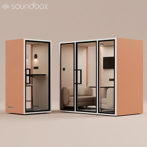 Cabine téléphonique acoustique portable insonorisée pour une intimité moderne et un poste de travail concentré Art-s/m/l Art'pod - Product Image 6