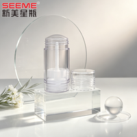 Tubes de déodorant vides personnalisés en gros, emballage OEM sous marque privée, en plastique, avec logo estampé (sérigraphie/UV/or), 15ml-75ml