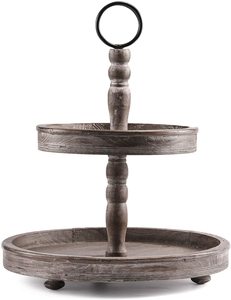 Vassoio da portata in legno rustico - Product Image 5