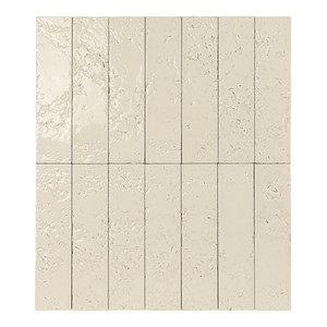 Piastrella Beige Bahia-26 6 X 26 Cm Spessore 9 Mm Finitura Lucida Bordi Irregolari - Product Image 2