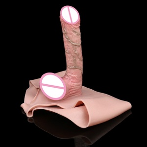 2025 Hot Selling 8 Inch Hollow Strap on <b>Dildo</b> for Men <b>Dildo</b> Pants With Hole - Product Image 4