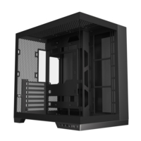 JNP-C709 Fish Tank game case Midi Tower gaming PC computer Case for gamer