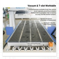 Máquina de Tallado CNC de Alta Precisión 1325 2030 ATC de 4 Ejes para Espuma y Madera, con Cabezal Giratorio de 180 Grados para Muebles de Superficie Curva