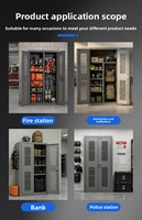 Serrure électronique à combinaison mécanique, serrure à clé, armoire multi-compartiments pour le rangement de matériel de camping et de sacs à dos