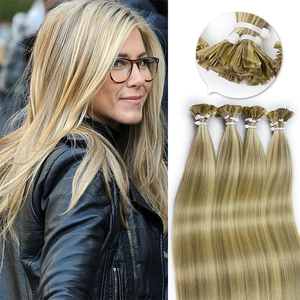 100 Extensiones de <span class=keywords><strong>Cabello</strong></span> <span class=keywords><strong>con</strong></span> Punta Plana Microlink, <span class=keywords><strong>Cabello</strong></span> Humano <span class=keywords><strong>Rubio</strong></span> Liso Pre-Adherido <span class=keywords><strong>con</strong></span> Queratina para una Fácil Instalación - Product Image 1