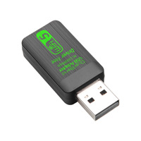 Carte réseau sans fil USB externe sans pilote, routeur Wi-Fi, récepteur de signal PC, double bande 5 GHz, Gigabit 1300 Mbps, en stock