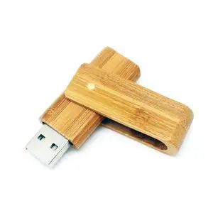 2024 chiavetta USB con Logo personalizzato in legno pendrive regalo di natale USB con stampa a Laseter