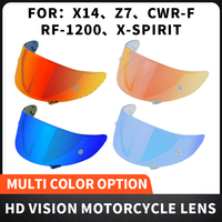 OEM Baikang 2001 avec clous Les films de visière de casque de moto se réfèrent à la RF-1200 de CWR-F X14 Z7 X-PIRIT les lentilles de casque de moto