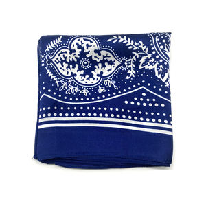 <span class=keywords><strong>Foulard</strong></span> Estivo con Motivo a Fiori di Anacardio, 70 Piccoli Quadrati, Bandana in <span class=keywords><strong>Seta</strong></span> Decorativa per Donne, Protezione Solare Multiuso, Sciarpa in <span class=keywords><strong>Seta</strong></span> Blu Reale - Product Image 2