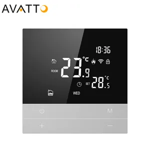 Avatto Smart Thermostat Tuya Rumah Pintar Layar Sentuh Termostat Pemanas Air Lantai Listrik