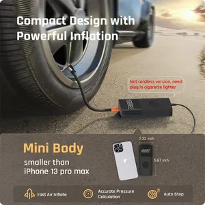 NEW Mini Xách Tay Xe Lốp Máy Bơm Không Khí Bánh Xe Inflator Cho Xe Đạp Xe Máy Bóng Rổ