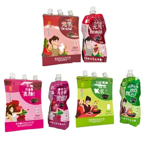 2023 Manufacturer Healthy Rose Red Bean Original Flavour Herbal Jelly Drink Sucking guiling Jelly Pudding