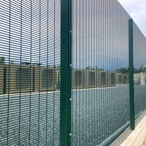 Conception de murs de clôture extérieurs, clôture de sécurité en acier galvanisé, panneaux de clôture en aluminium, panneaux de clôture anti-escalade 358 - Product Image 6