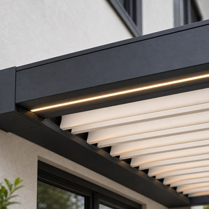 Pérgola Motorizada Inteligente de Aluminio RKOVE, Moderna, para Patio, Jardín, Terraza - Product Image 6
