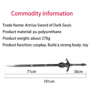2024 Vintage Cool Dark Souls espada juguete realista dibujos animados espada de juguete - Product Image 2