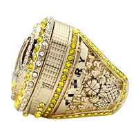 Anillo Conmemorativo Clásico de Baloncesto 2022, Joyería Conmemorativa para Hombres, Colección de Fans, Regalo con Caja
