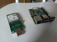 Módulo/Cable NF 4G LTE para Raspberry Pi 4B MC7700 PCI-E 100Mbps 3G/4G LTE FDD MiniPcie a USB2.0 para Windows/Linux