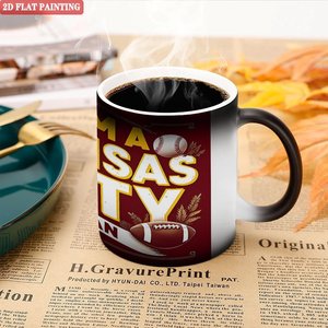Mug pour fan de Kansas City, 11 oz, en céramique, changeant de couleur à la chaleur - Product Image 5