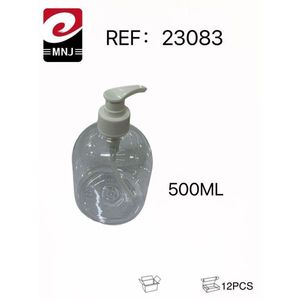 MNJ 500Ml Transparent Soap Dispenser Pump Bottle Liquid Soap Container 12Pcs Pack - Product Image 3