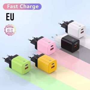 อะแดปเตอร์ชาร์จโทรศัพท์มือถือแบบเร็ว Pd3.0 Pd20w รุ่นขายดีที่สุด สำหรับปลั๊กไฟแบบ US และ EU  กำลังไฟ 38W - Product Image 4