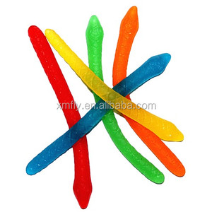Caramelo gomoso en forma <span class=keywords><strong>de</strong></span> <span class=keywords><strong>serpiente</strong></span> personalizado <span class=keywords><strong>de</strong></span> alimentos saludables Halal al por mayor - Product Image 1