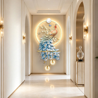 Tenture murale LED lumineuse porcelaine cristal ornée strass, motif zèbre tendance pour déco intérieure maison moderne