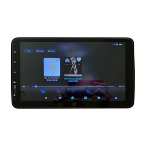 Kamera spion layar sentuh Din ganda, Radio mobil 2 + 32 GB dengan layar IPS pemutar Dvd Android