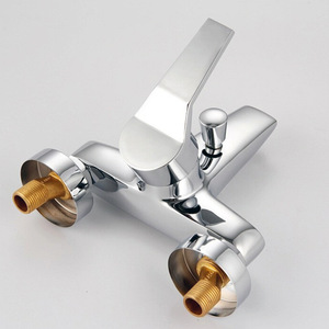 ก๊อกน้ำฝักบัวแบบสามทาง Crane Crown พร้อมวาล์วเซรามิก แกนวาล์วเดี่ยว ควบคุมน้ำร้อนน้ำเย็น สำหรับห้องน้ำ - Product Image 2