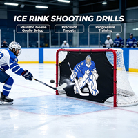 But de hockey sur glace détachable et durable pour l'entraînement sportif en extérieur, idéal pour le hockey sur terre - Vente en gros usine