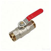 Vanne à boisseau sphérique en laiton filetée 1/2''-2'' à pression sous vide, vannes d'angle de contrôle forgées OEM pour eau haute température avec joint PTFE