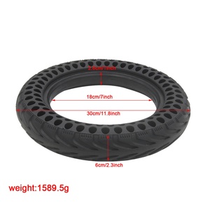 Pneu en caoutchouc massif alvéolé pour trottinette électrique 12-2125-20, accessoires et pièces détachées pour trottinette électrique adulte 2-1 - Product Image 6