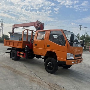 Camion grue à flèche droite JMC, petit modèle 2 rangées, 4x2, mini-grue de 5 tonnes, prix - Product Image 1