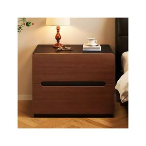 Mesitas <span class=keywords><strong>de</strong></span> <span class=keywords><strong>Noche</strong></span> <span class=keywords><strong>Modernas</strong></span> Ecológicas <span class=keywords><strong>de</strong></span> Madera Maciza con 2-3 Cajones, Grado E0 <span class=keywords><strong>de</strong></span> Formaldehído, Precisión CNC para Muebles <span class=keywords><strong>de</strong></span> Dormitorio - Product Image 4