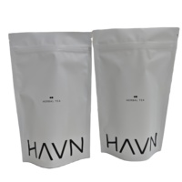 Sachets refermables transparents avec fenêtre, qualité alimentaire, 5oz 12oz, pour biscuits, chips, snacks, emballage réutilisable