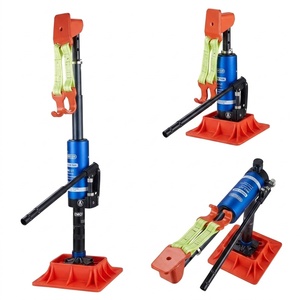 Cric hydraulique 2T 3T 5T pour voiture et camion, base en plastique bleue 270-1097mm avec système de levage, pour SUV 4x4, récupération tout-terrain, garage et atelier - Product Image 2