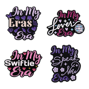 Broche émaillée avec citation inspirante, chanteur superstar, <span class=keywords><strong>phrase</strong></span> <span class=keywords><strong>motivante</strong></span>, pour cadeau de fan et décoration de vêtements - Product Image 2