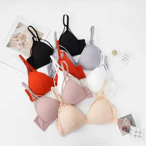 Soft Sexy Padded Wireless Push Up Bra Women Dropship Bra Padded