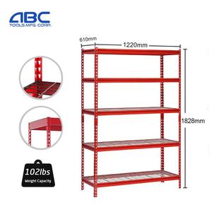 Étagères réglables sans boulons, étagères de garage industrielles, étagères en métal robustes, système de rangement, étagères en acier pour entrepôt - Product Image 2
