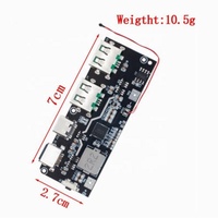 Module d'alimentation mobile à charge rapide 22,5 W QC4.0 PD3.0 5 ports double USB, carte de circuit imprimé de protection de batterie externe mobile, carte mère DIY