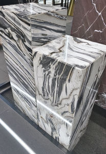 Losas de mármol de cuarcita de corriente de plata natural, encimeras de cocina modernas, mesas de tocador, baldosas de suelo de pared, mármol <span class=keywords><strong>Cipollino</strong></span> <span class=keywords><strong>Nero</strong></span> - Product Image 3